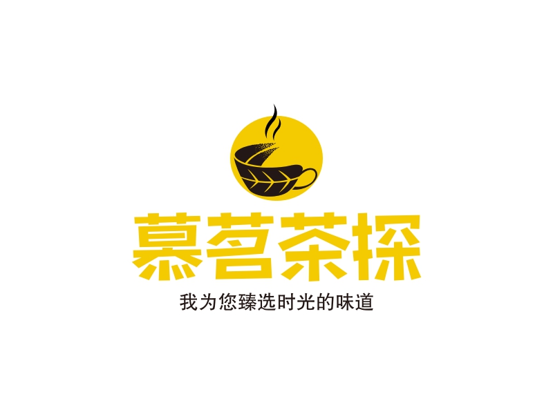慕茗茶探 logo | 一键设计茶饮甜品 logo - AiLOGO