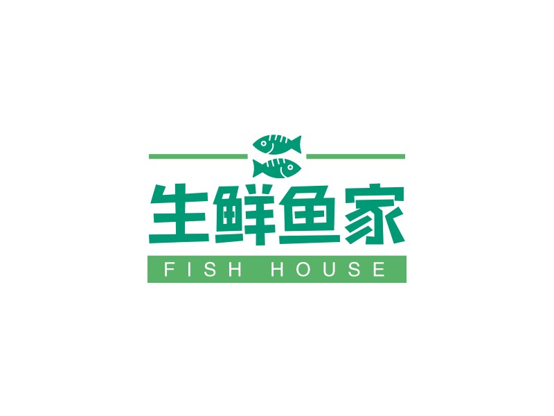 生鲜鱼家 logo | 一键设计生鲜海鲜 logo - AiLOGO