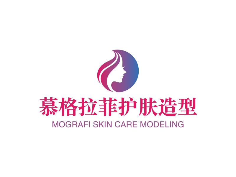 慕格拉菲护肤造型logo设计