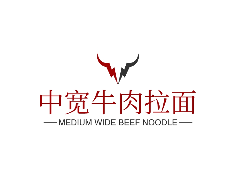 中宽牛肉拉面logo设计