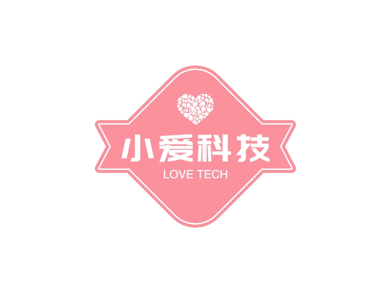 小爱科技LOGO设计