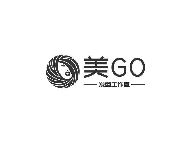 美GO logo | 一键设计美容造型 logo - AiLOGO