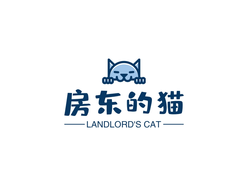 房东的猫logo设计