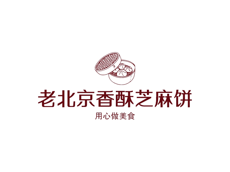 老北京香酥芝麻饼 Logo Maker - Design 老北京香酥芝麻饼 logos online