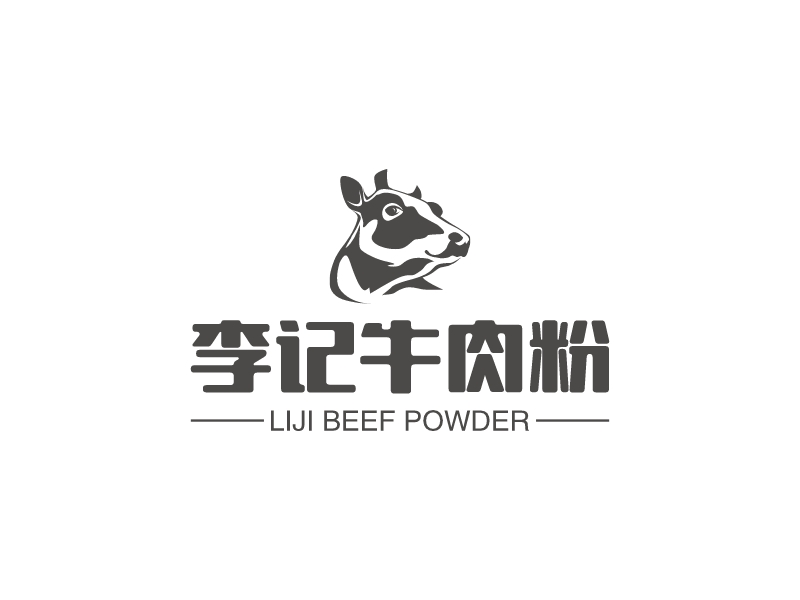 李记牛肉粉 Logo Maker - Design 李记牛肉粉 logos online