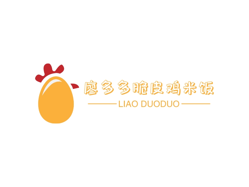 廖多多脆皮鸡米饭 logo | 一键设计 logo - AiLOGO