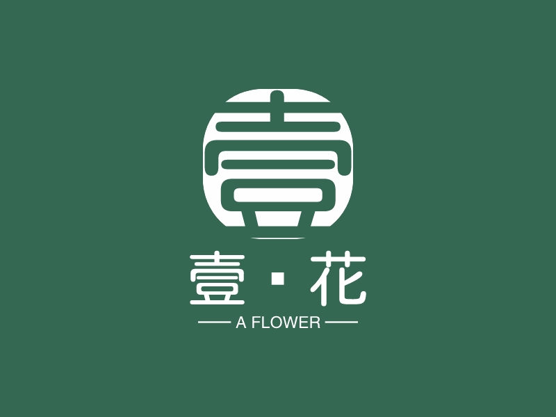 一朵花logo设计