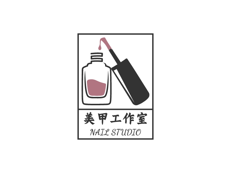美甲工作室logo设计