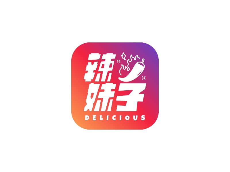 辣 妹子logo设计
