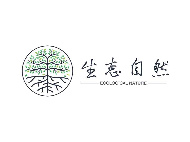 生态自然logo设计