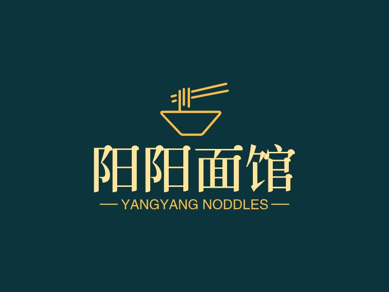 阳阳面馆logo设计