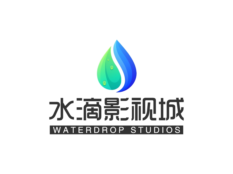 水滴影视城logo设计