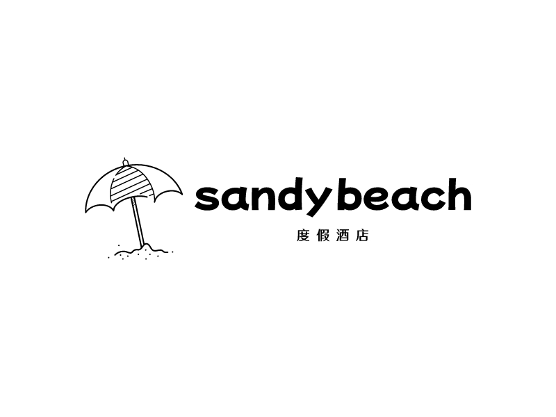 sandy beachlogo设计