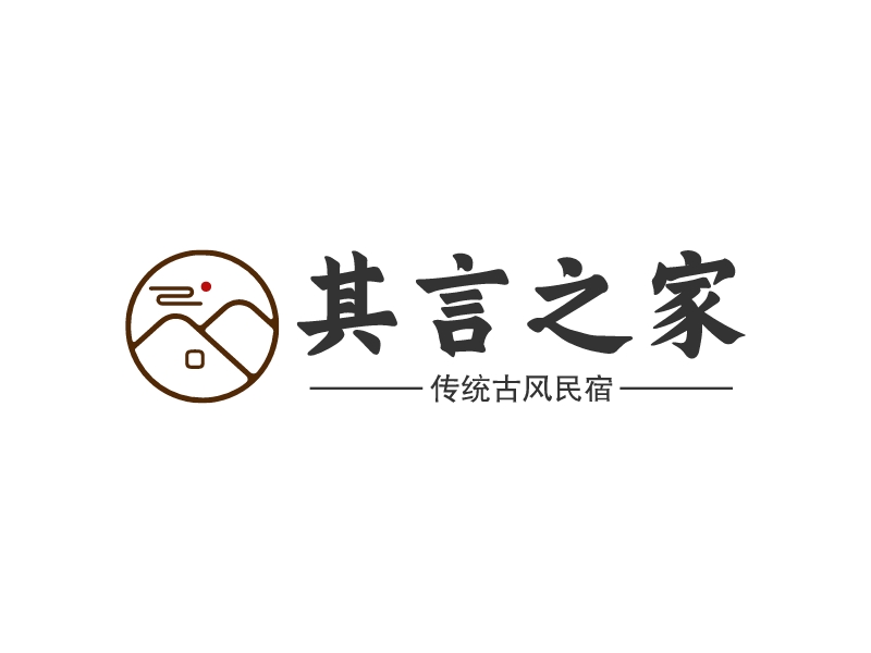 其言之家logo设计