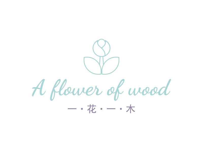 A flower of woodLOGO设计