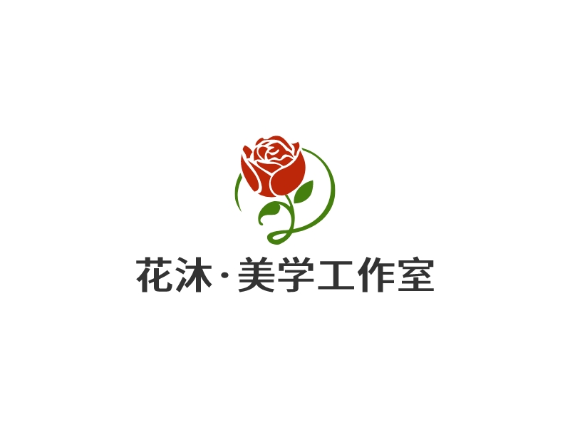 花沐·美学工作室logo设计