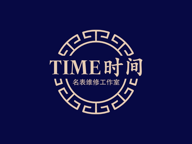 TIME时间logo设计
