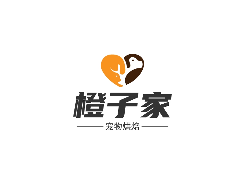 橙子家logo设计