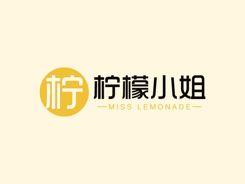 柠檬小姐logo设计