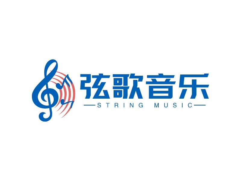 弦歌音乐logo设计
