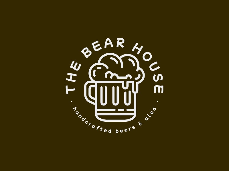 The Bear Houselogo设计